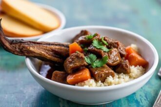 Rich Jamaican oxtail stew, a soul-warming culinary masterpiece.