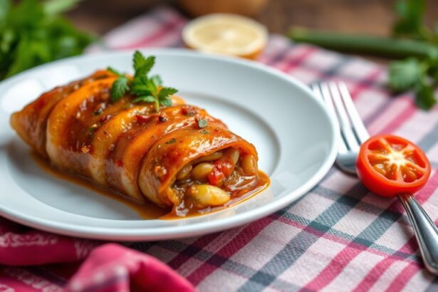 Vibrant Iraqi dolma, a flavorful symphony of stuffed vegetables.