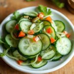 Versatile cucumber salad recipe showcases its culinary chameleon nature.