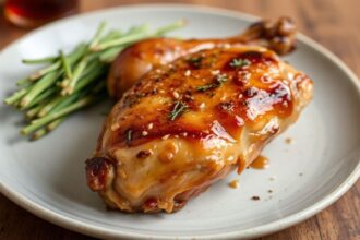 Juicy chicken thigh: a flavorful cut deserving respect.