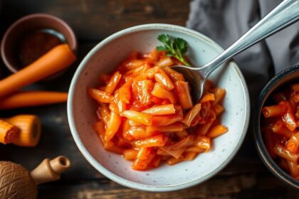 Homemade kimchi: effortless guide to authentic fermented flavor.
