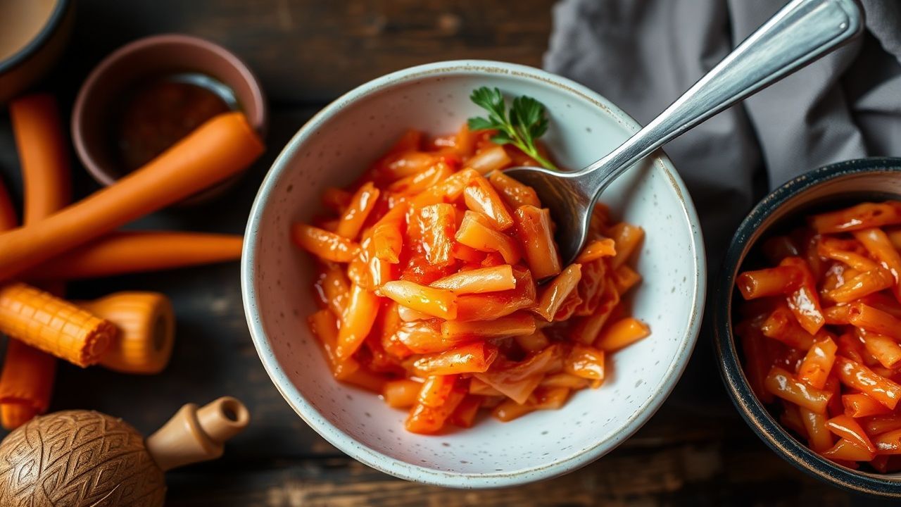 Homemade kimchi: effortless guide to authentic fermented flavor.