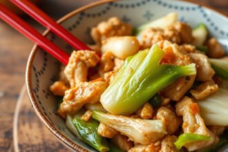 Flavorful Chinese chicken cabbage stir-fry recipe for authentic taste.