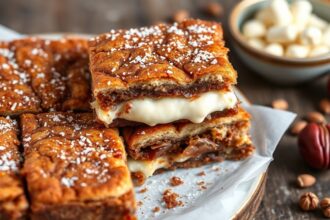 Amazing Kunafa brownies: seven essential steps for fusion dessert perfection.