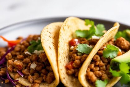 Delicious lentil taco recipe: 10 essential vegan tips.