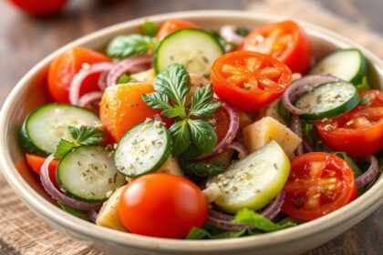 Fresh Mediterranean salad secrets for amazing flavor.