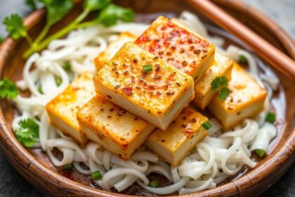 Crispy tofu perfection: 10 essential steps for sticky, delicious tofu.