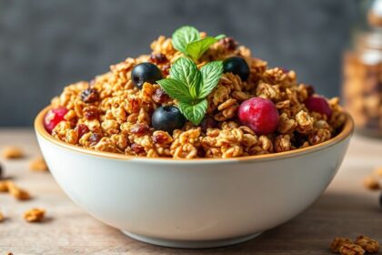 Savory granola secrets: amazing culinary twists for your breakfast.