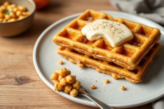Delicious chickpea waffles: 10 health benefits and culinary uses.
