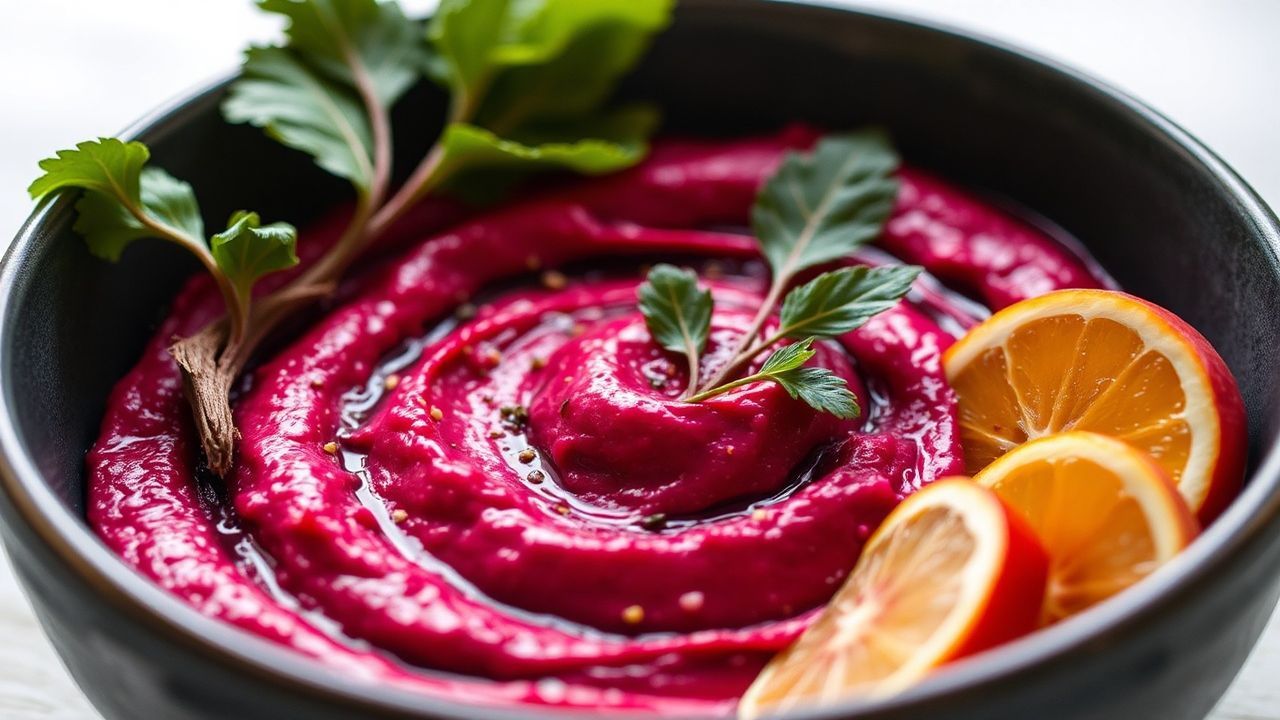 Vibrant beetroot hummus recipe tips for amazing flavor.
