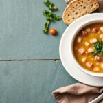 Ground beef white bean soup comfort food secrets recipe.