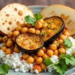 Brilliant eggplant and chickpea curry recipe.