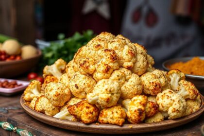 Velvet roasted cauliflower curry, a culinary revelation.