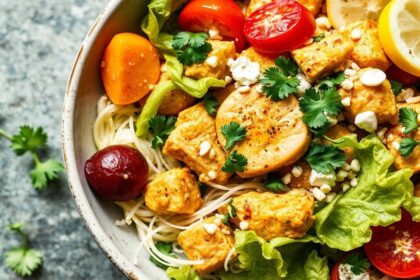 Flavorful curry chicken salad, a culinary revelation.