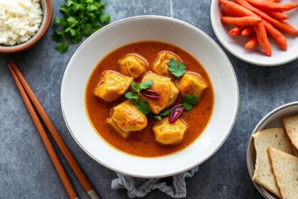 Rich, complex Massaman curry with fragrant spices, a true culinary masterpiece.
