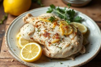 Flavorful Greek Lemon Chicken, a culinary revelation.