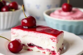 Classic cherry delight dessert recipe, unlocking sweet nostalgia.