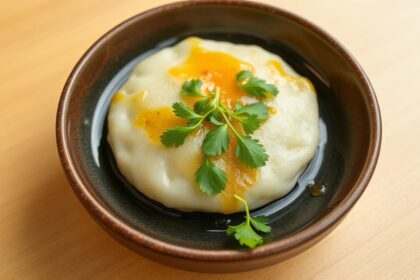 Golden banh xeo, a crispy Vietnamese crepe, showcasing savory soul.