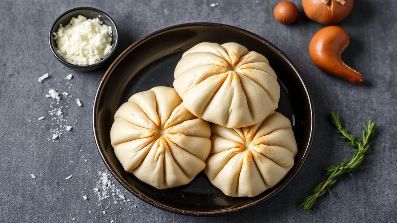 Warm, golden Russian beef piroshki, a comforting, artisanal delight.