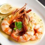 Sizzling garlic shrimp, Spanish gambas al ajillo, unlocking rich flavor.