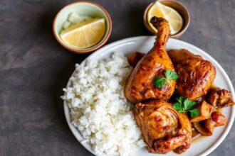 Juicy Chicken Yassa with vibrant, zesty African flavors.