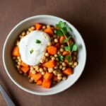 Roasted carrot chickpea: simple, elegant weeknight wonder.