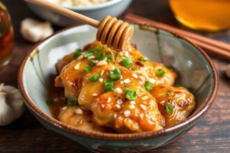 Juicy honey garlic chicken thighs, perfect for weeknight alchemy.