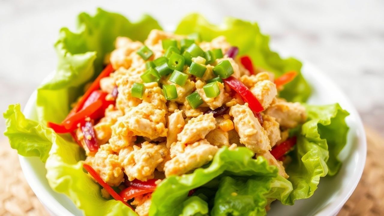 Asian chicken salad with crunchy texture and revolutionary flavor.