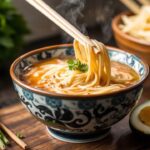 Authentic homemade ramen simmering, beyond instant packets.