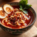 Delicious Miso Ramen with umami flavor, made at home.