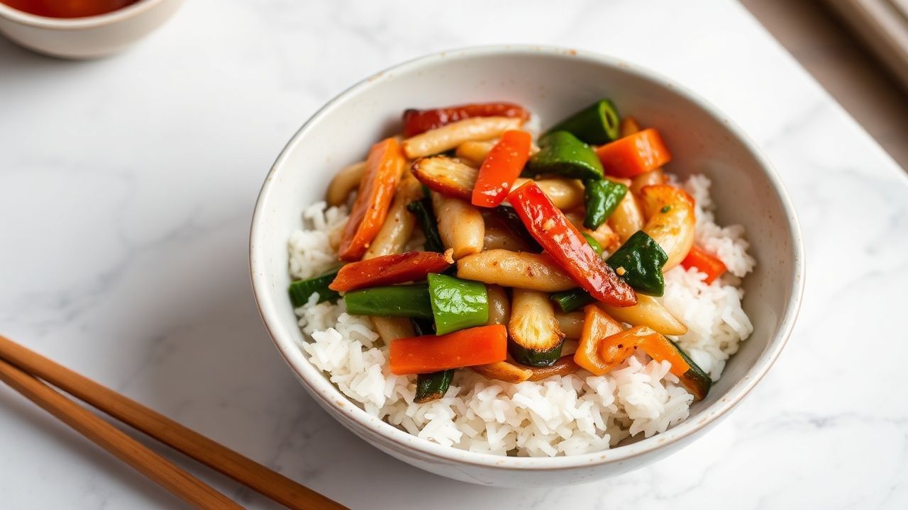 Delicious stir fry: a quick and healthy weeknight meal champion.