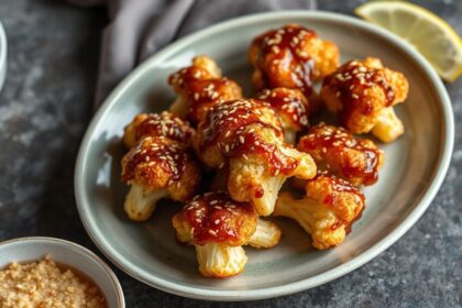 Amazing sticky sesame cauliflower recipe tips.