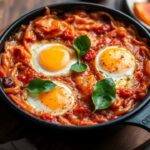 Delicious Shakshuka: A vibrant, savory dish perfect for any meal.