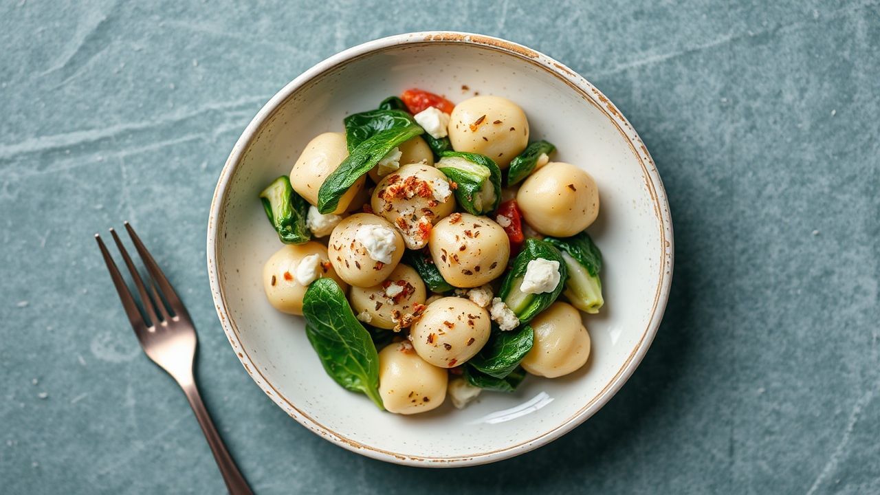 Delicious creamy gnocchi with spinach and feta, 7 tips.