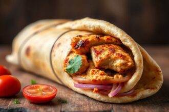 Delicious chicken shawarma recipe in 30 minutes.